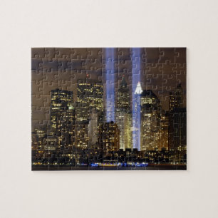 New York City Tribute In Lights Jigsaw Puzzle