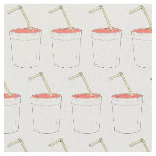 New York City Tropical Fruit Papaya Drink NYC Fabric