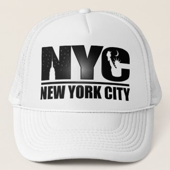 New York City Trucker Hat by EST_Design at Zazzle