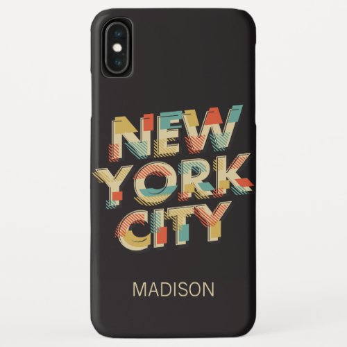 New York City Typography custom name phone cases