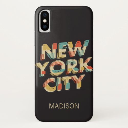New York City Typography custom name phone cases
