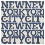 New York City Typography fabric