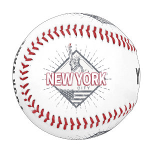 New York City United States Vintage USA Souvenir Baseball