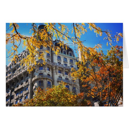 New York City Upper West Side Architecture Autumn Cards (Front Horizontal)