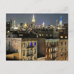 New York City View/East Village. Postcard