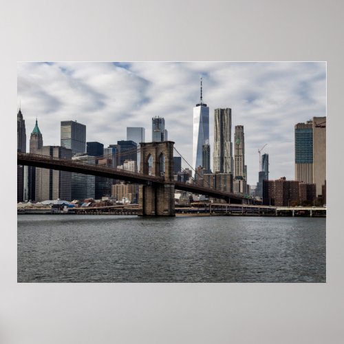 New York City View from Brooklyn Poster
