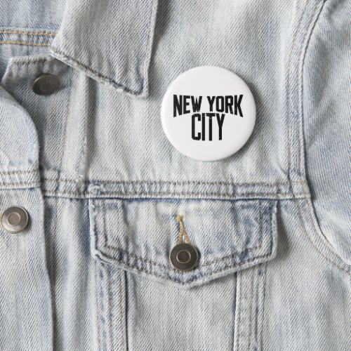 New York City Vintage Button