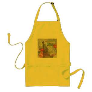 New York City Vintage Liberty Skyline Symbol Art Adult Apron