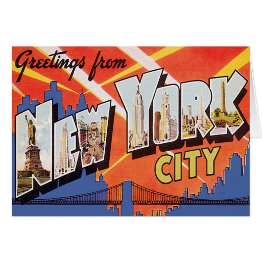 New York City Vintage Travel (Front Horizontal)