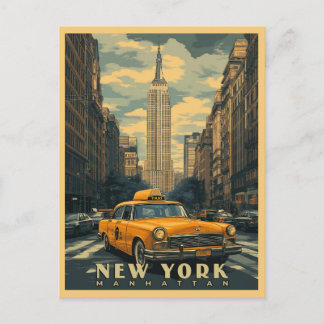 New York City Vintage Travel Postcard