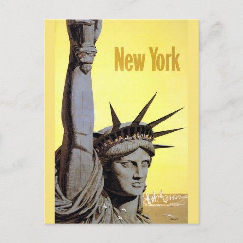 New York City vintage travel postcard