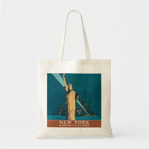 New York City Vintage Travel Poster Tote