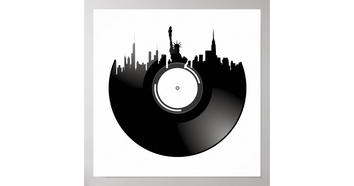 New York City Vinyl Record Poster | Zazzle.com