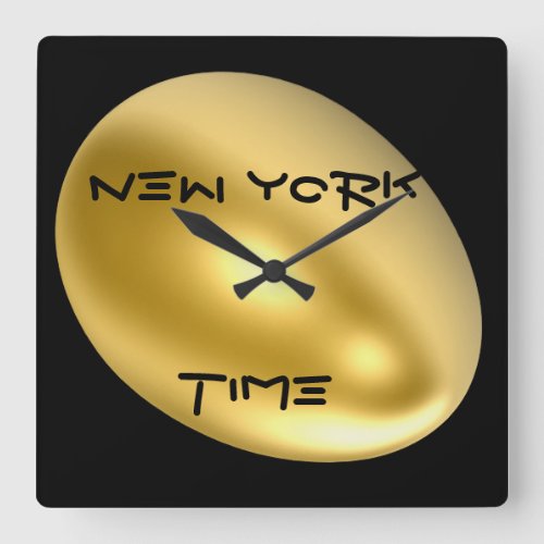 New York City Wall Clock Square Wall Clock