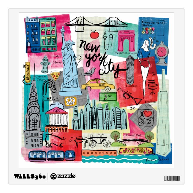 New York City Wall Decal (Front)