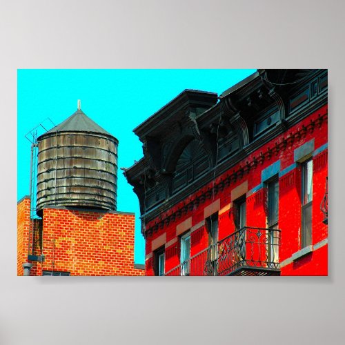 New York City Water Tower by Urban59 Poster