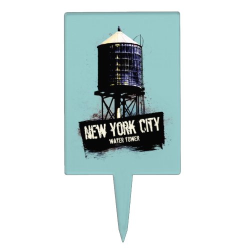 New York City Water Tower Cake Topper
