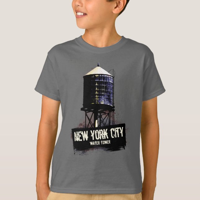 New York City Water Tower   T-Shirt (Front)