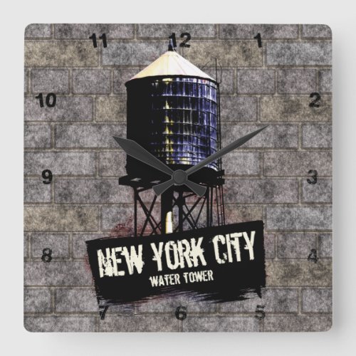 New York City Water Towers Clock