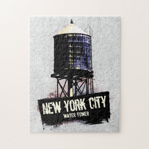 New York City Water Towers Jigsaw Puzzle