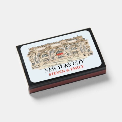 New York City Watercolor  Matchboxes