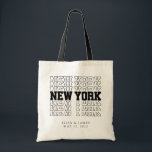 New York City Wedding Welcome Destination Wedding Tote Bag<br><div class="desc">Get ready for a memorable New York wedding experience with this customizable welcome tote bag.</div>