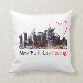 new_york_city_black_pillow