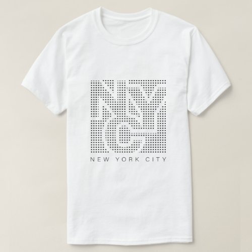 New York City white T_Shirt