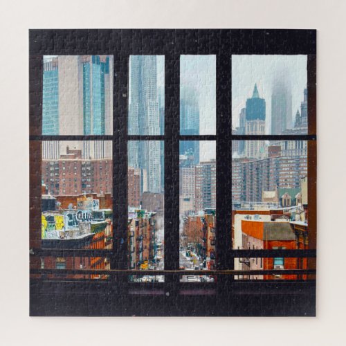 New York City Window Jigsaw Puzzle