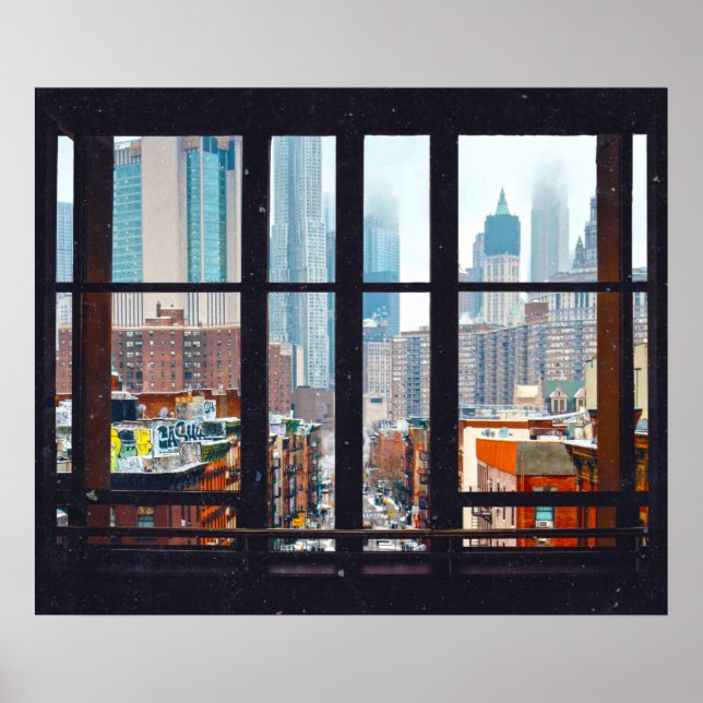 New York City Window Poster (Front)