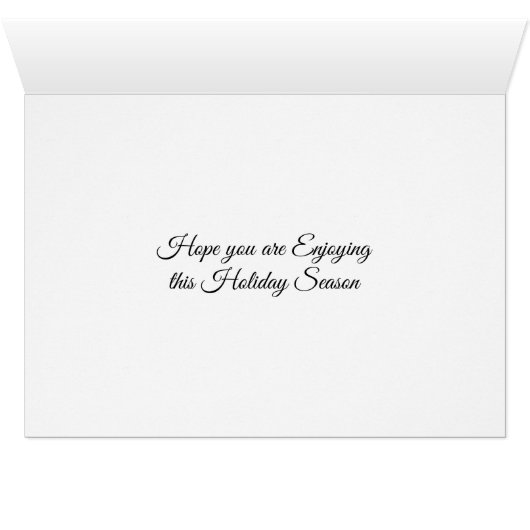 New York City Winter Horse Digital Art Christmas (Inside Horizontal (Bottom))