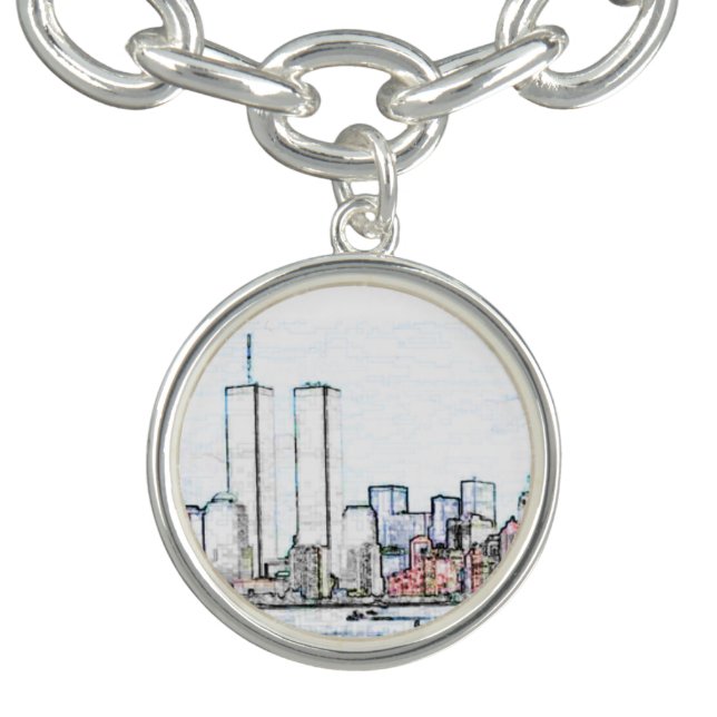 New York City with Twin Towers Bracelet (Design)