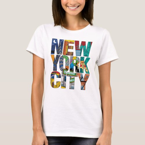 New York City Womens Basic T_Shirt
