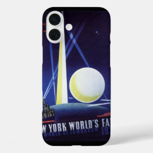 New York City World's Fair in 1939, Vintage Travel iPhone 16 Plus Case
