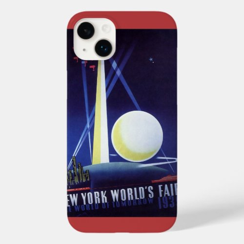 New York City Worlds Fair in 1939 Vintage Travel Case_Mate iPhone 14 Plus Case