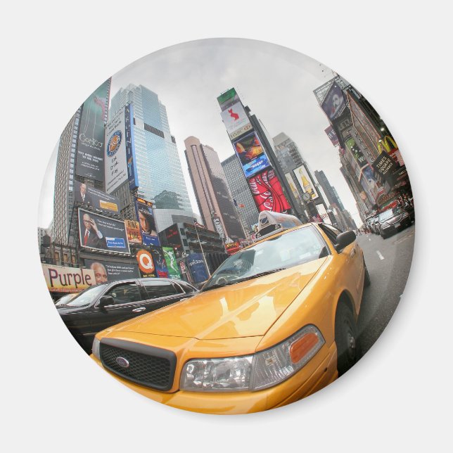 New York City Yellow Cab Magnet (Front)