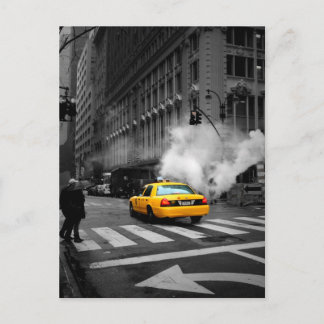New York City Yellow Cab Postcard