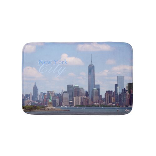 New York Cityscape aesthetic Bath Mat