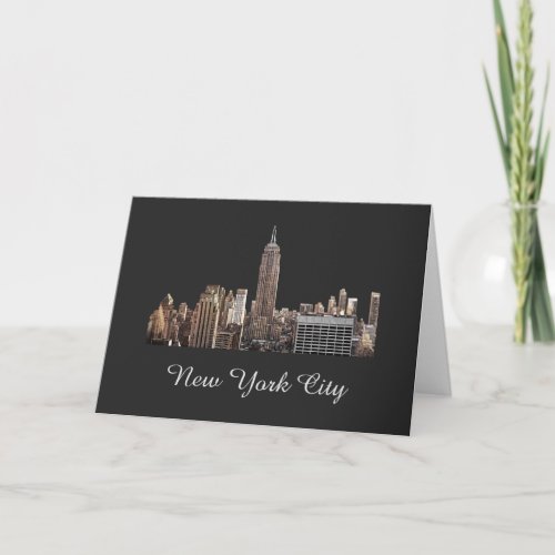 New York Cityscape Card
