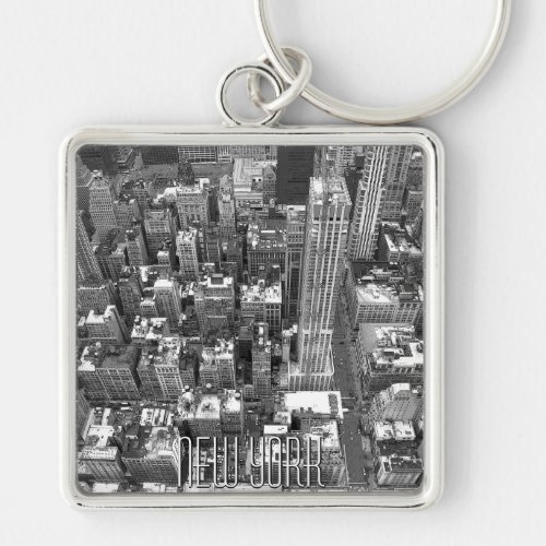 New York Cityscape Key Chain New York Souvenirs