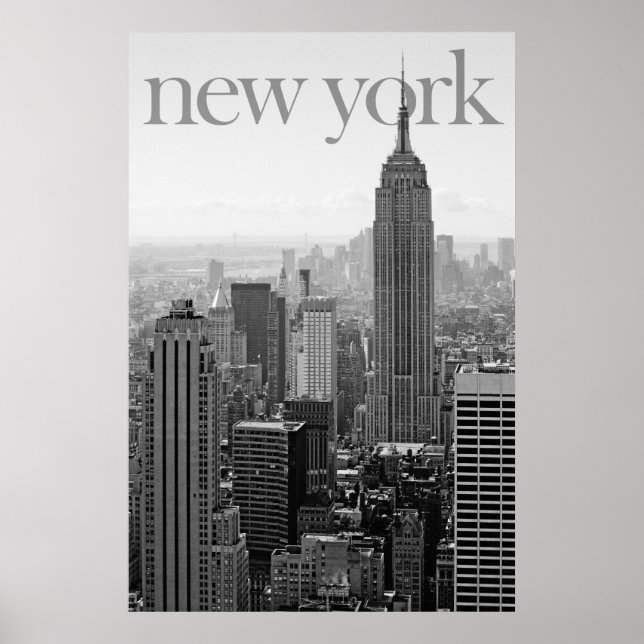 new york cityscape poster (Front)