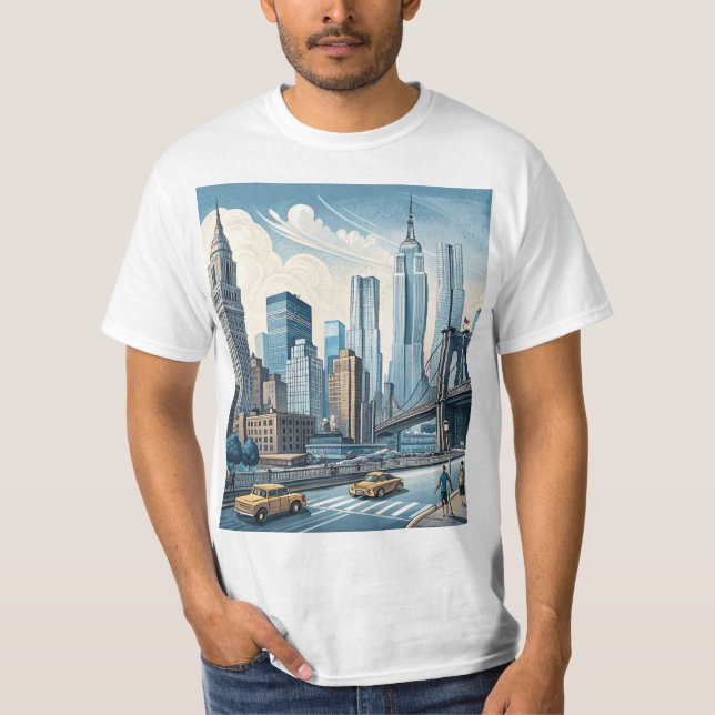 New York Cityscape Tee (Front)
