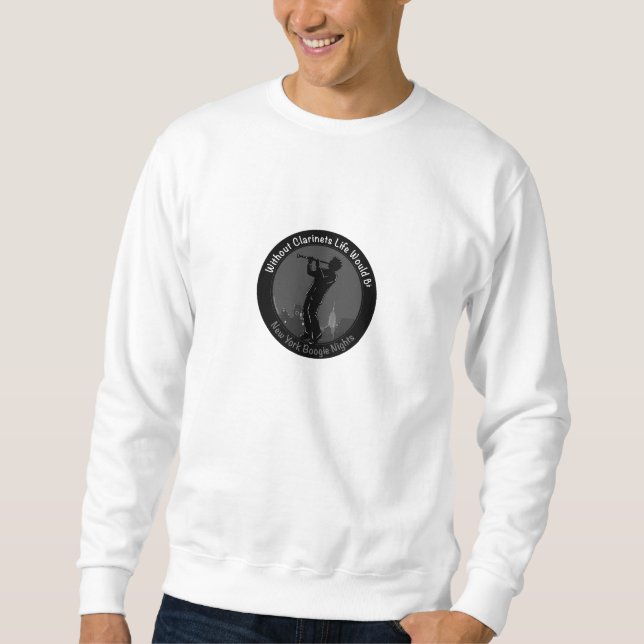 New York Clarinet Player Sweatshirt (Front)