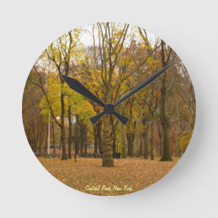 New York Clock Central Park NY Wall Clock