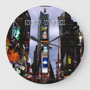 New York Clock Times Square NY Wall Clock