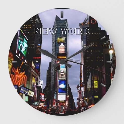 New York  Clock Times Square NY Wall Clock