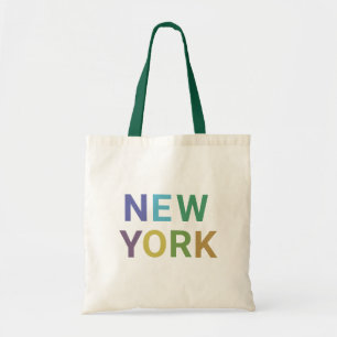 New York Colorful Text       Tote Bag