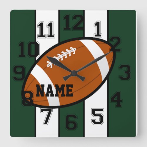 New York Colors Football Wall Clock