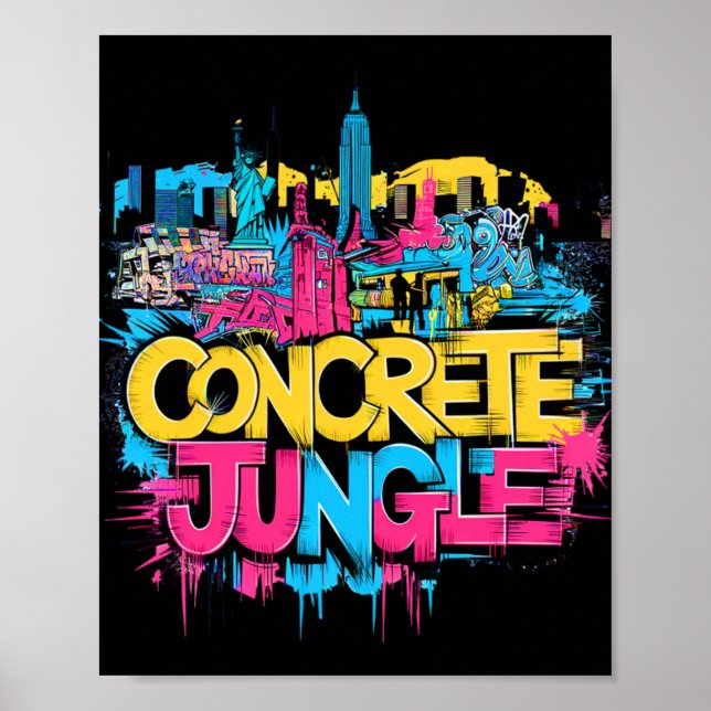 New York Concrete Jungle  Poster (Front)