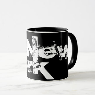 New York - Cool Black And White Style Mug